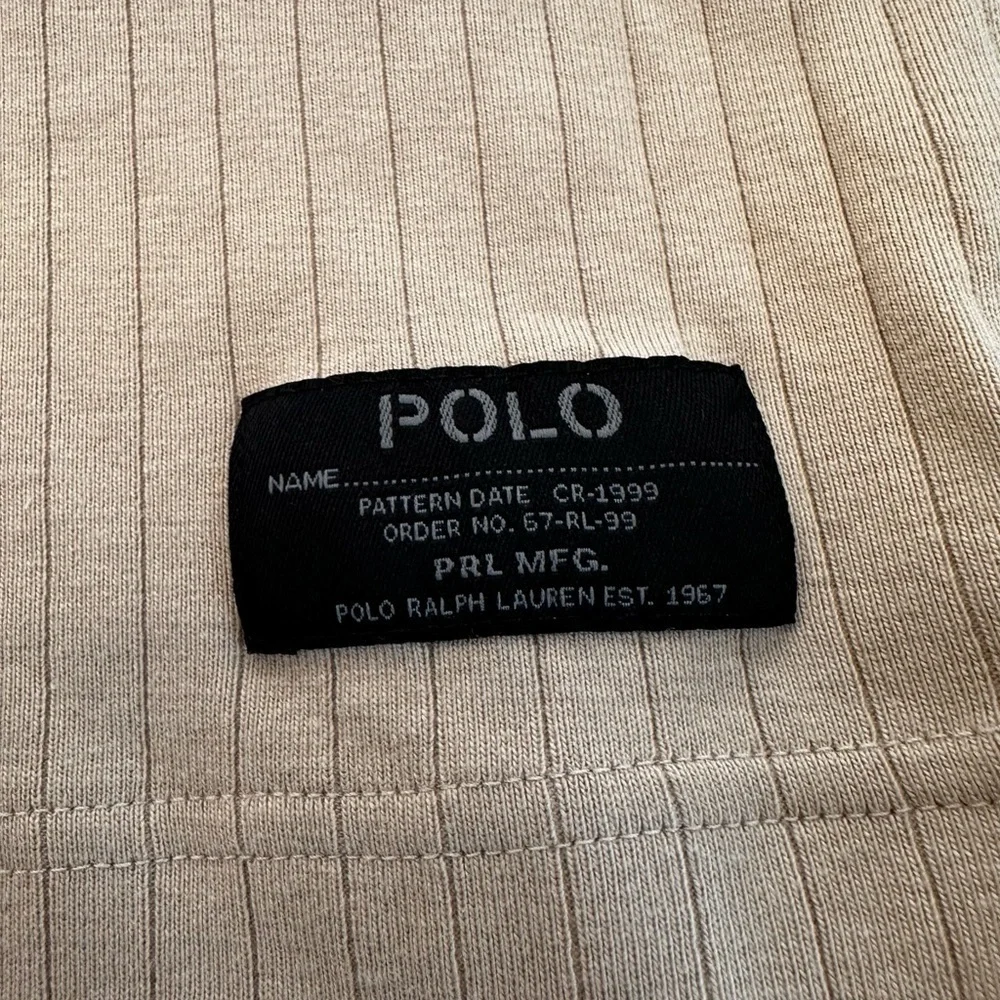 Polo Ralph Lauren Men’s Sz:XXL Tan 100% Cotton Round Neck long sleeve top.